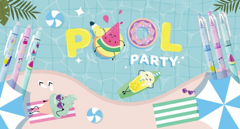 FriXion Pool Party Edition